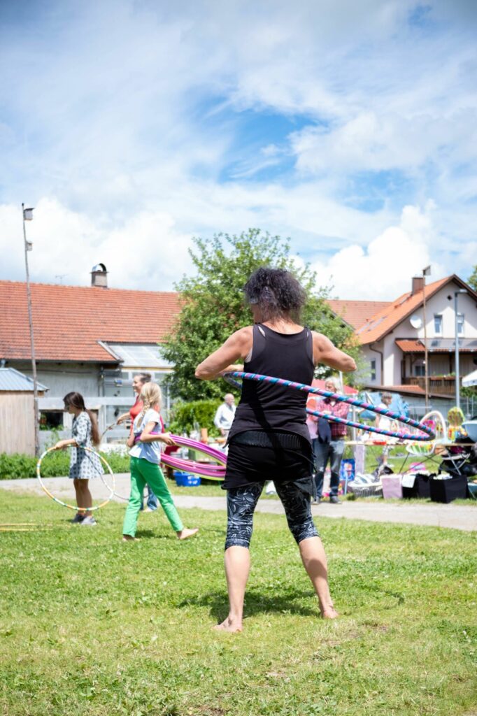 Hula Hoop Allgäu, Oberallgäu & Kempten, Beate Weirather, zertifizierte Hula Hoop Dance Trainerin